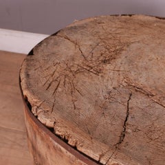 Primitive Chopping Block / Side Table
