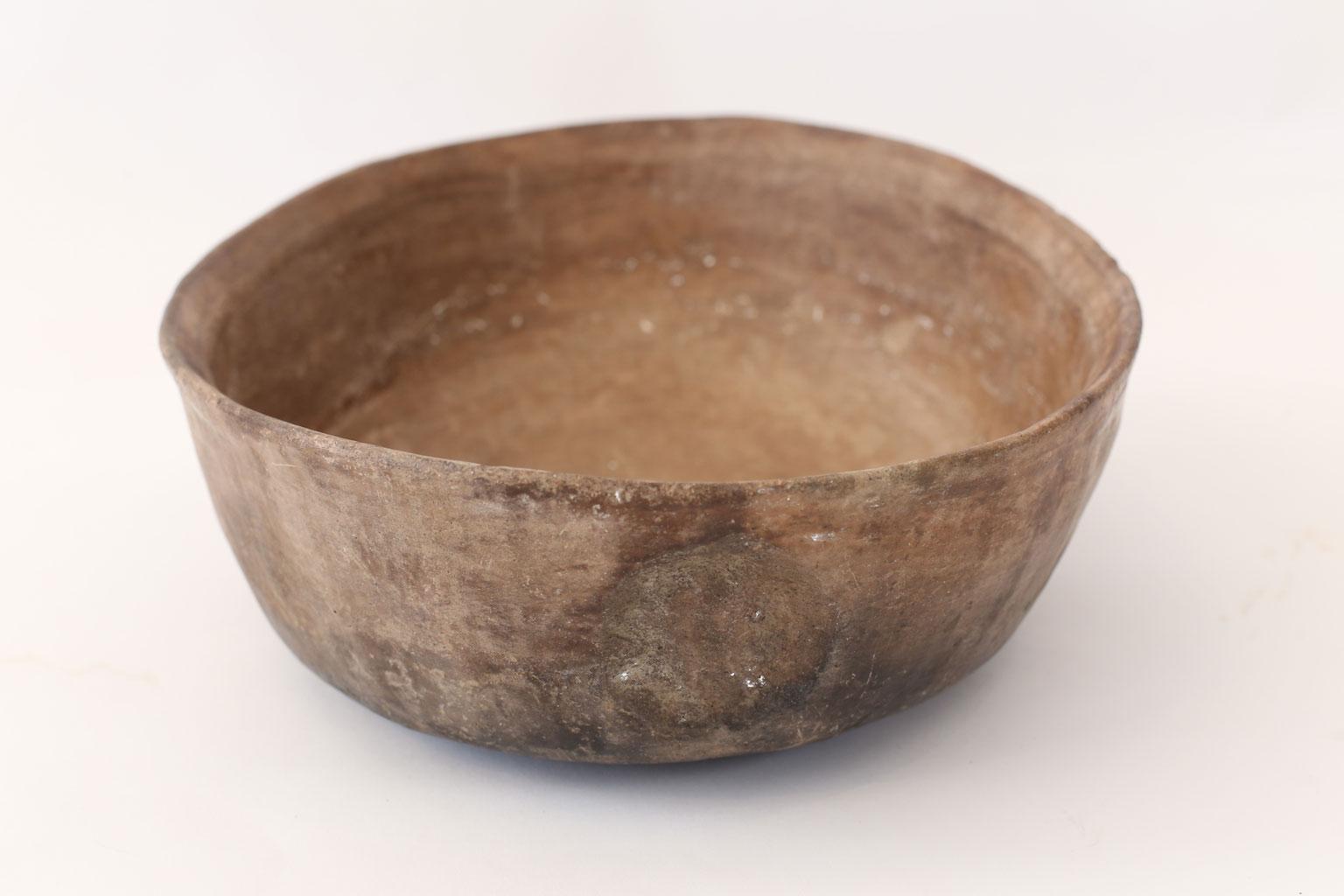 Mexican Primitive Clay Cooking Bowl