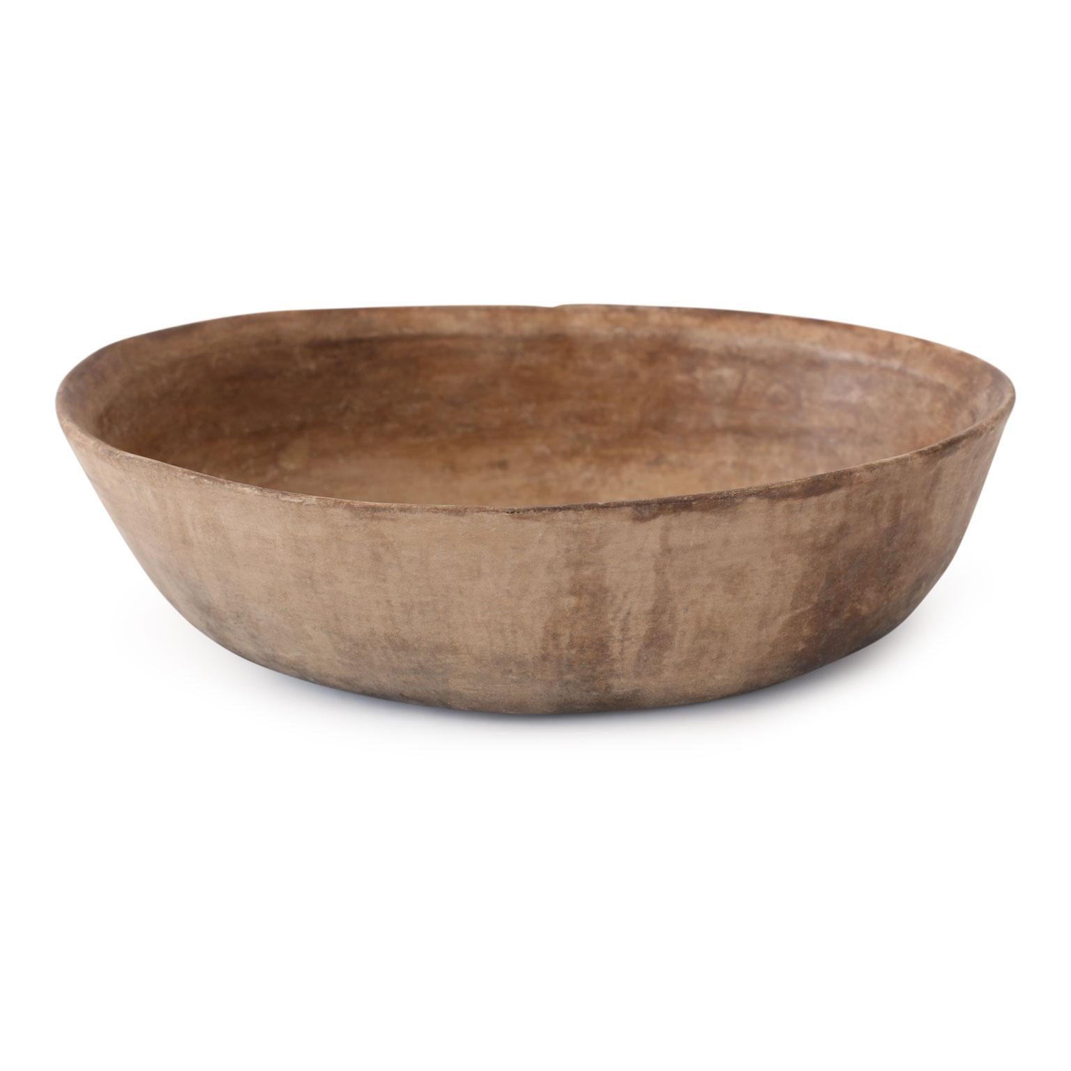 Hand-Crafted Primitive Clay Cooking Bowl