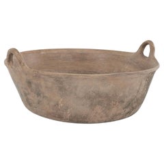 Used Primitive Clay Cooking Bowl