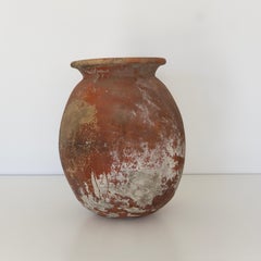 Vaso primitivo in argilla, Michoacán. Agapito. 20° secolo. Herencias