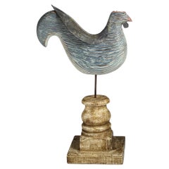 Primitive Cockerel-Wetterfahnenskulptur von Martin Scorey (1961 - 2021)
