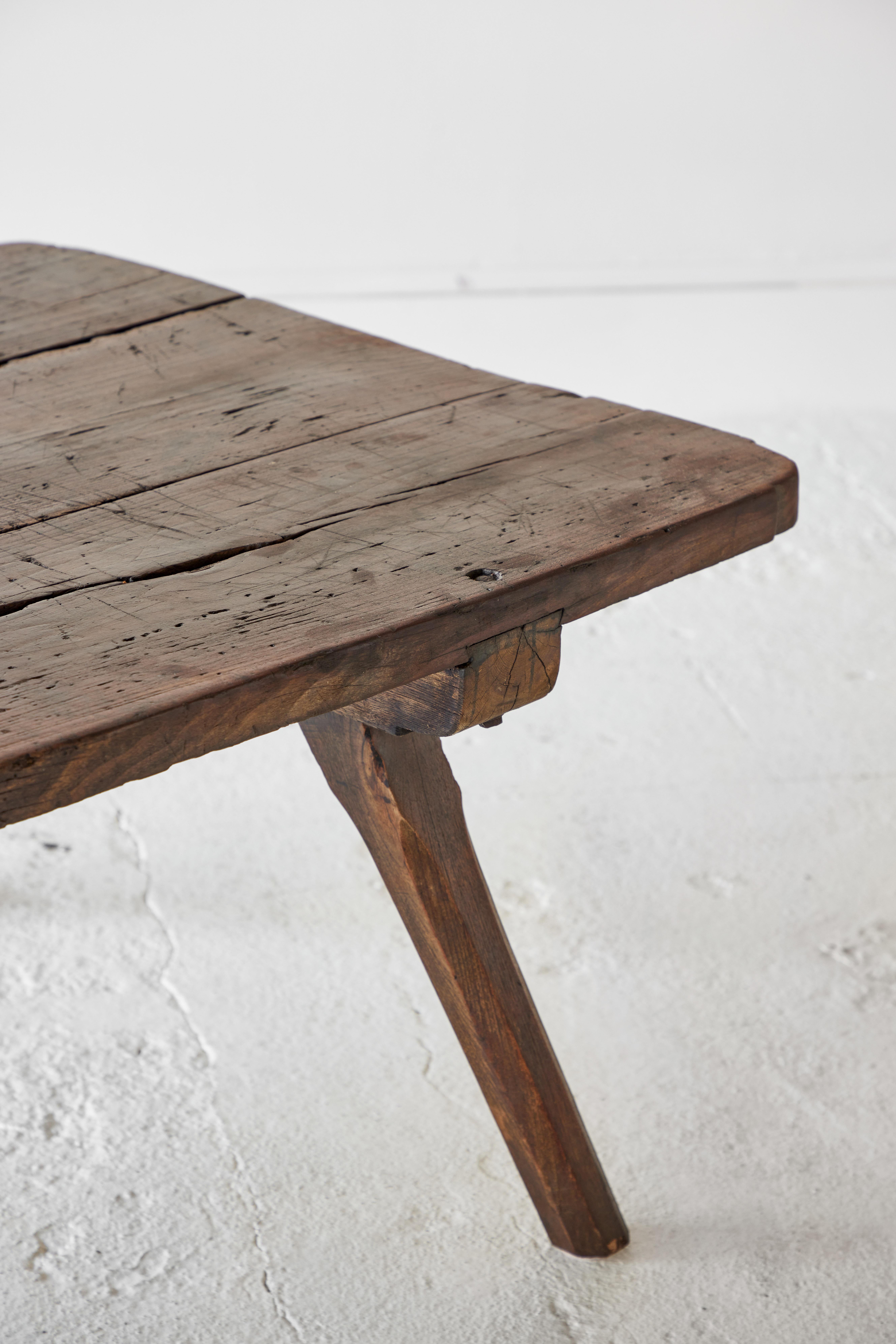 Wood Primitive Coffee Table