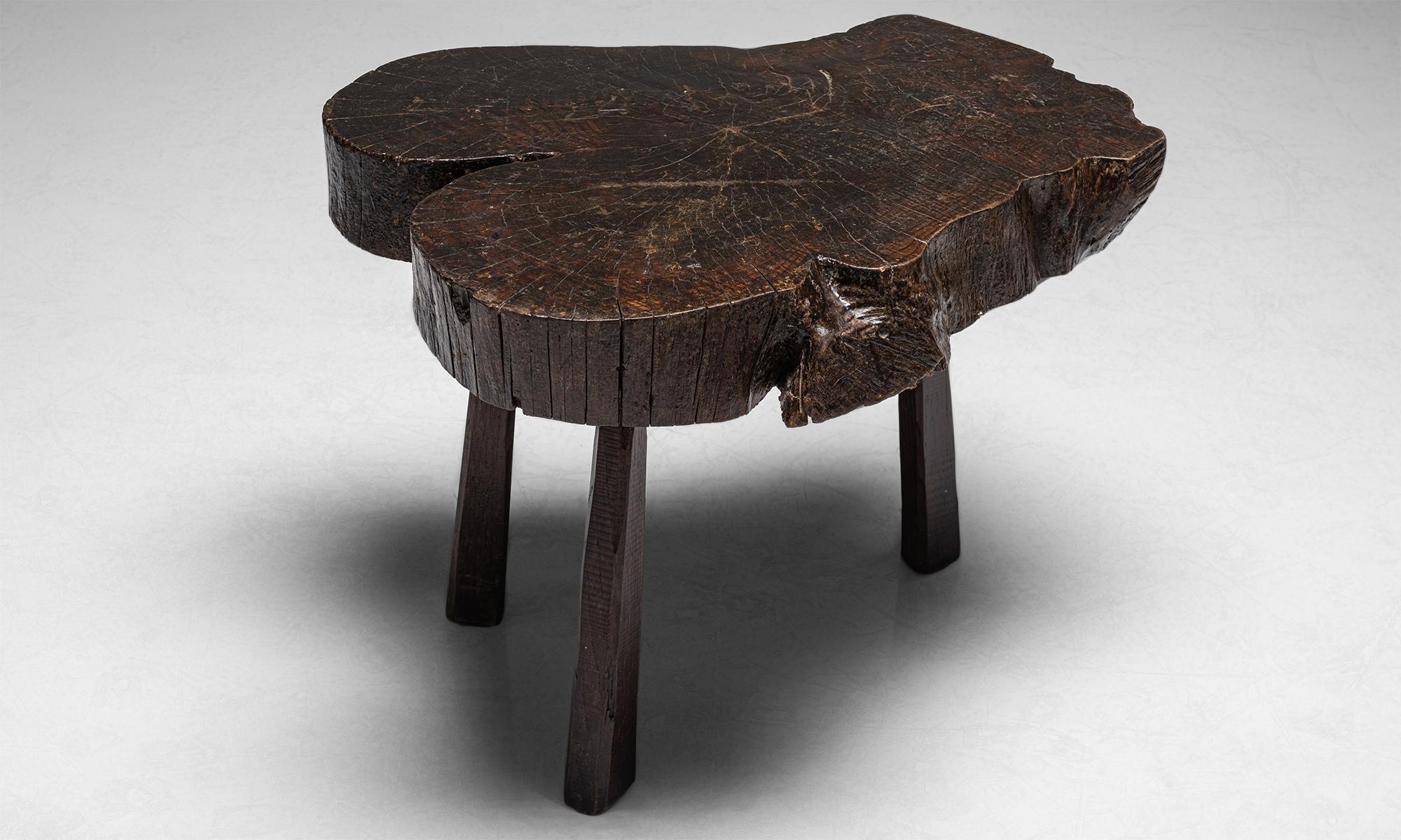 Mid-20th Century Primitive Coffee Tables, France, circa 1960