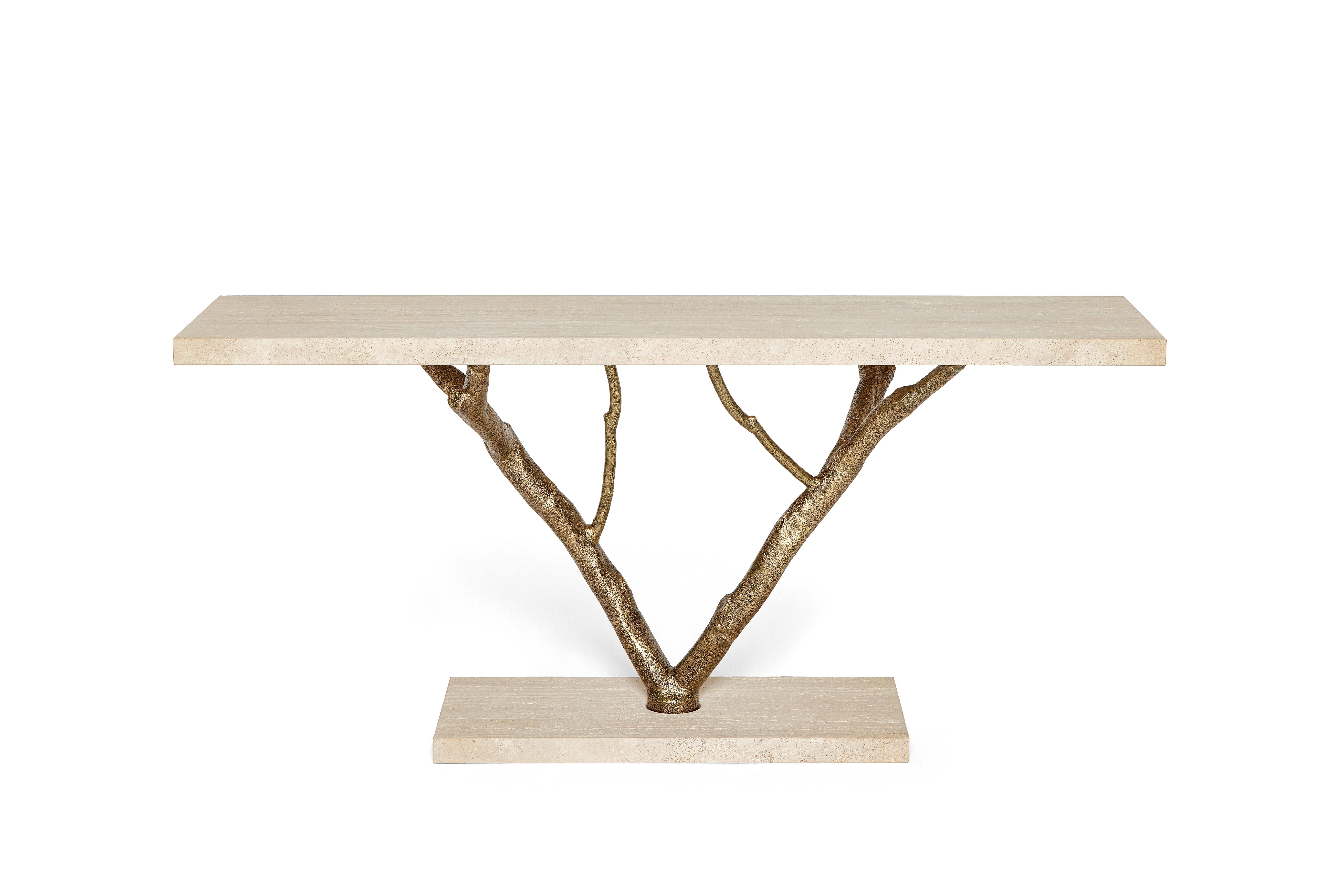 Post-Modern Primitive Console by Ginger & Jagger For Sale