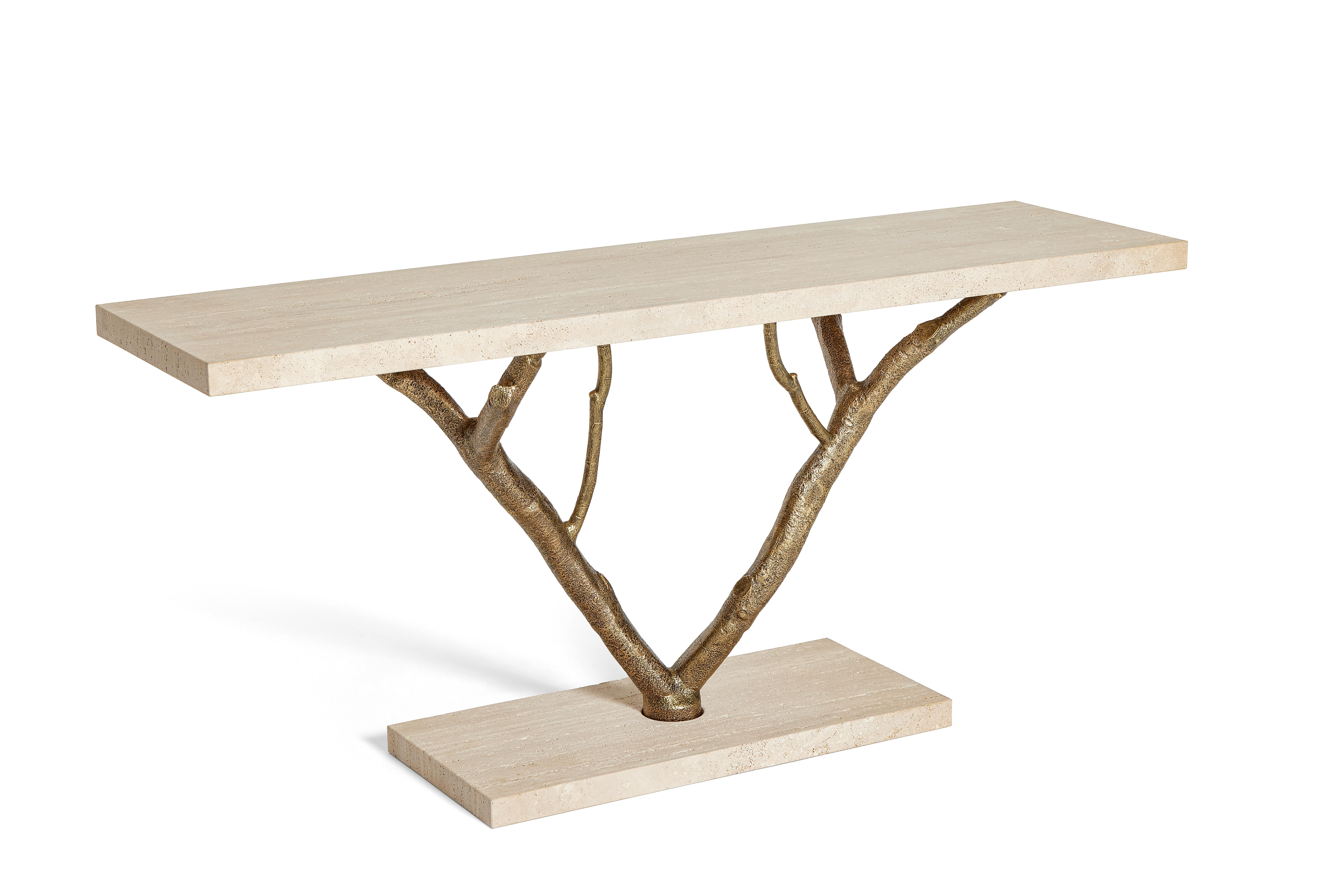 Post-Modern Primitive Console by Ginger & Jagger For Sale