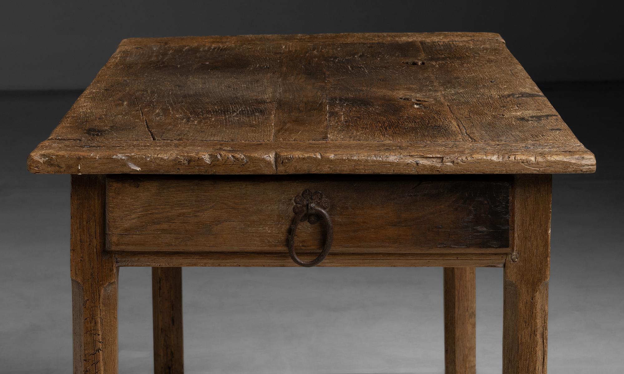 Primitive Console / Desk, France 1790 In Distressed Condition In Culver City, CA