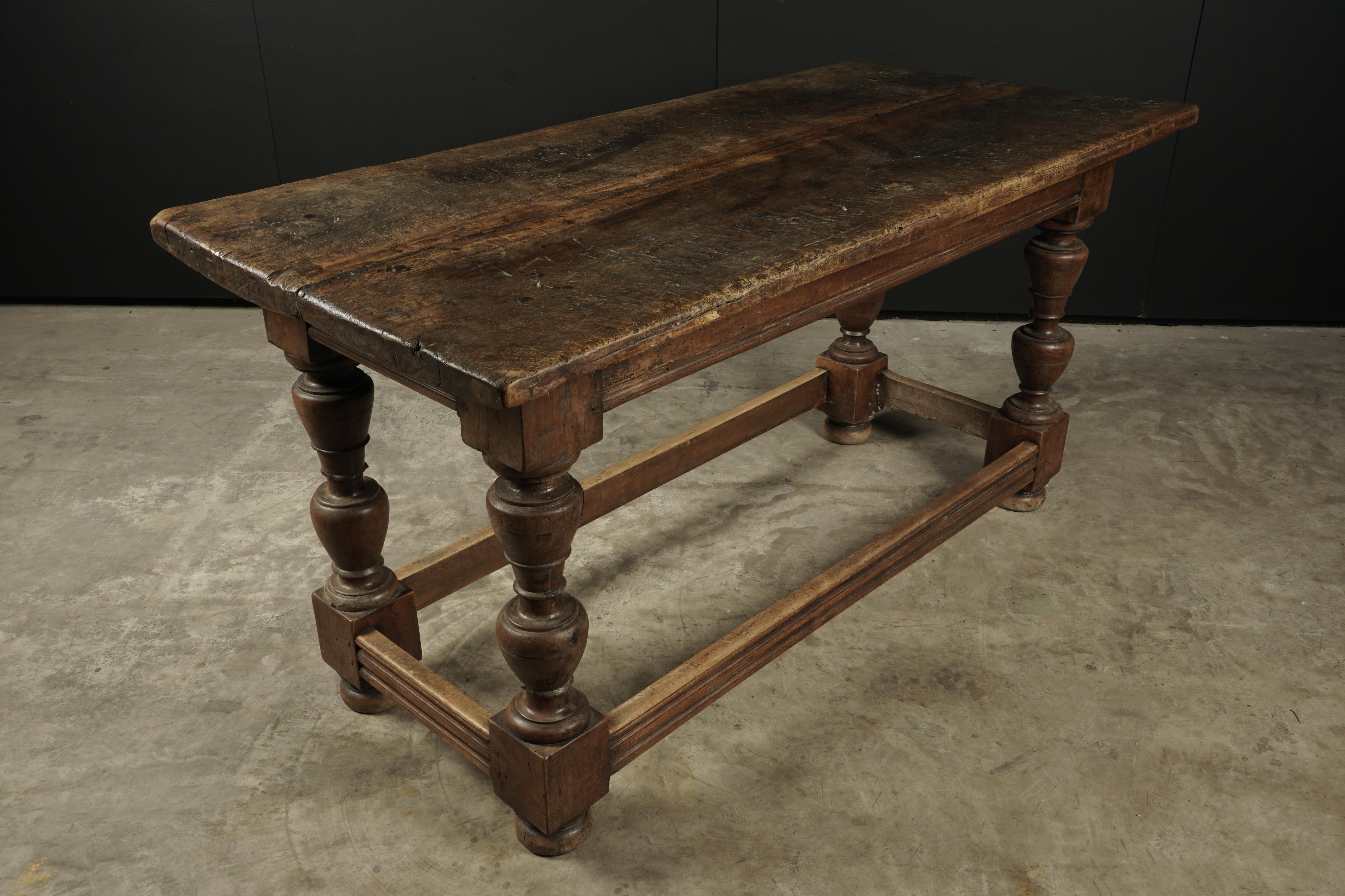 Primitive Console Table from France, circa 1850 1