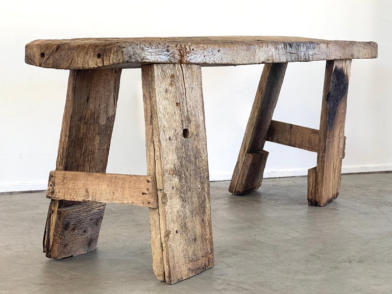 Primitive Console Table at 1stDibs