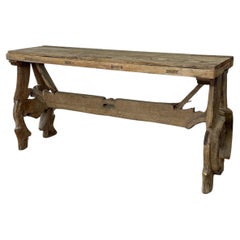 Used Primitive console table