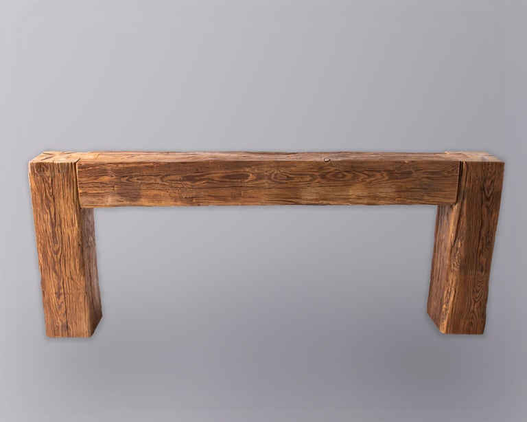 Primitive Console Table in the Wabi Sabi Aesthetic at 1stDibs