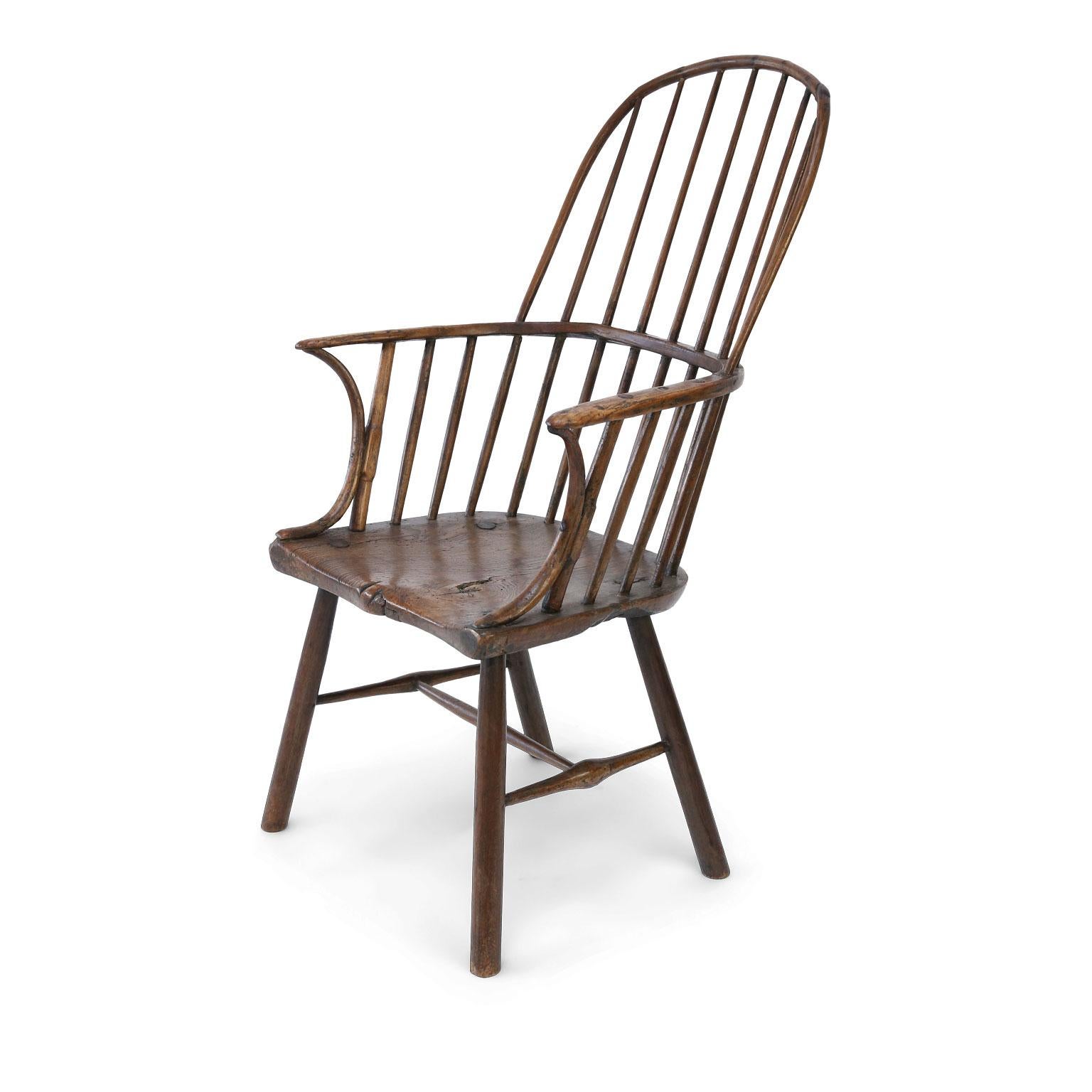 Folk Art Primitive Cornish Windsor Chair