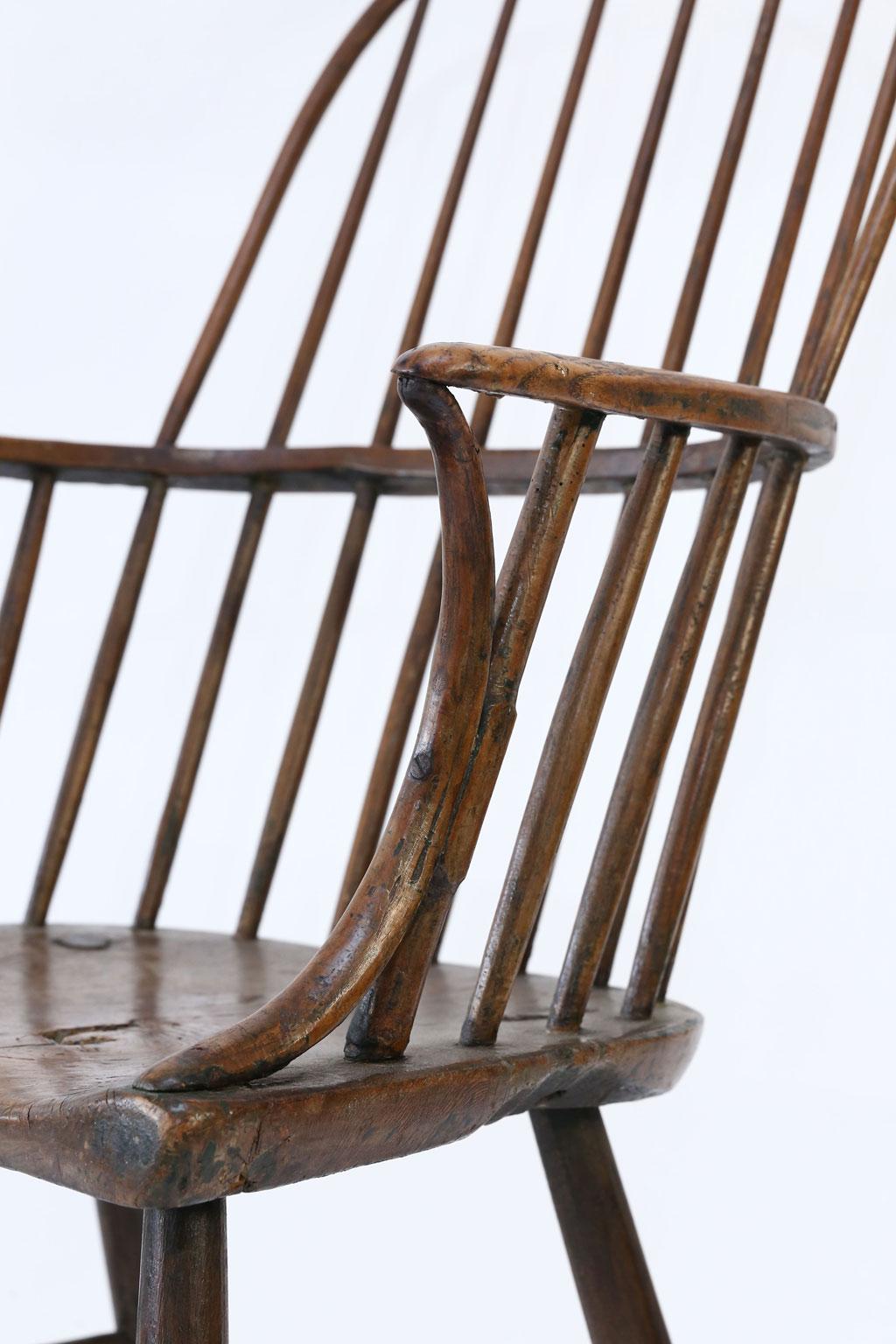 English Primitive Cornish Windsor Chair