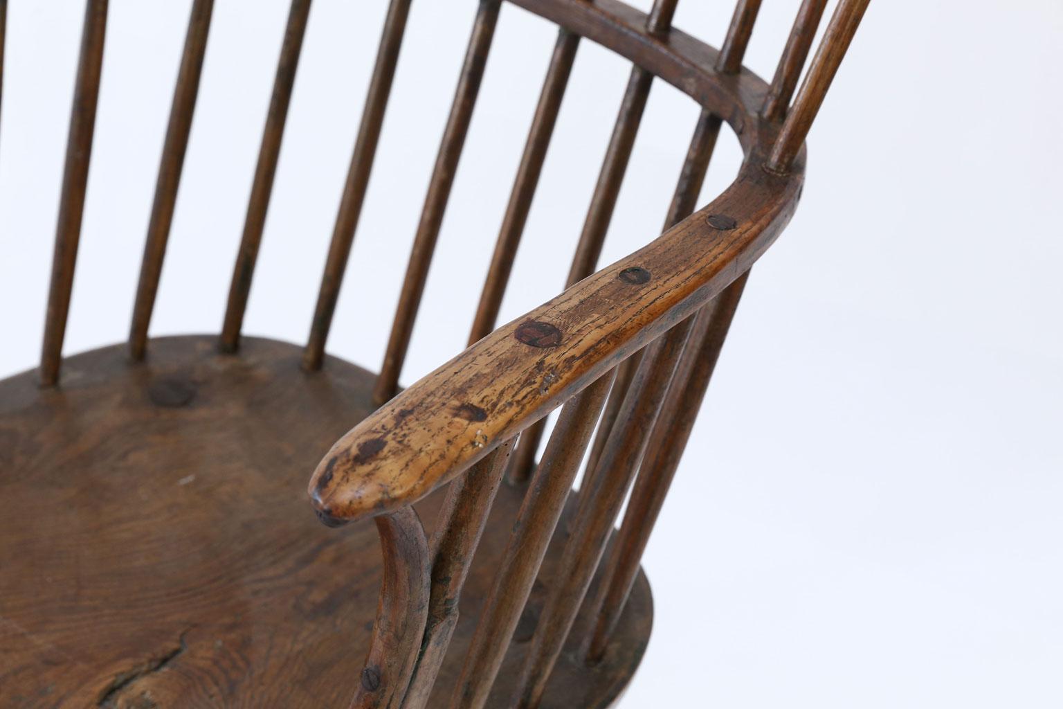 18th Century Primitive Cornish Windsor Chair