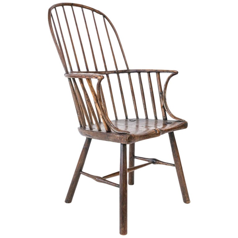 Primitive Cornish Windsor Chair at 1stDibs