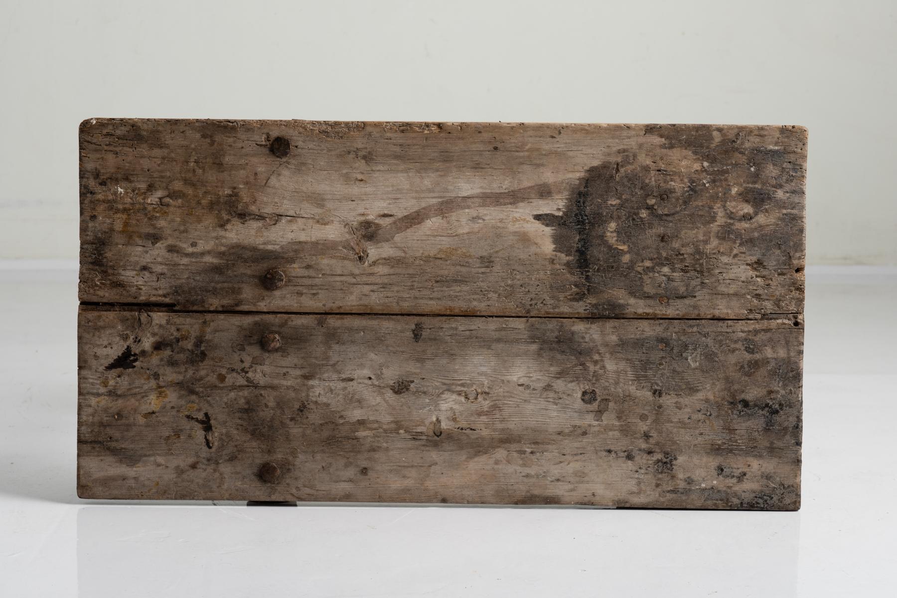 Hand-Crafted Primitive Country Table, England, circa 1890