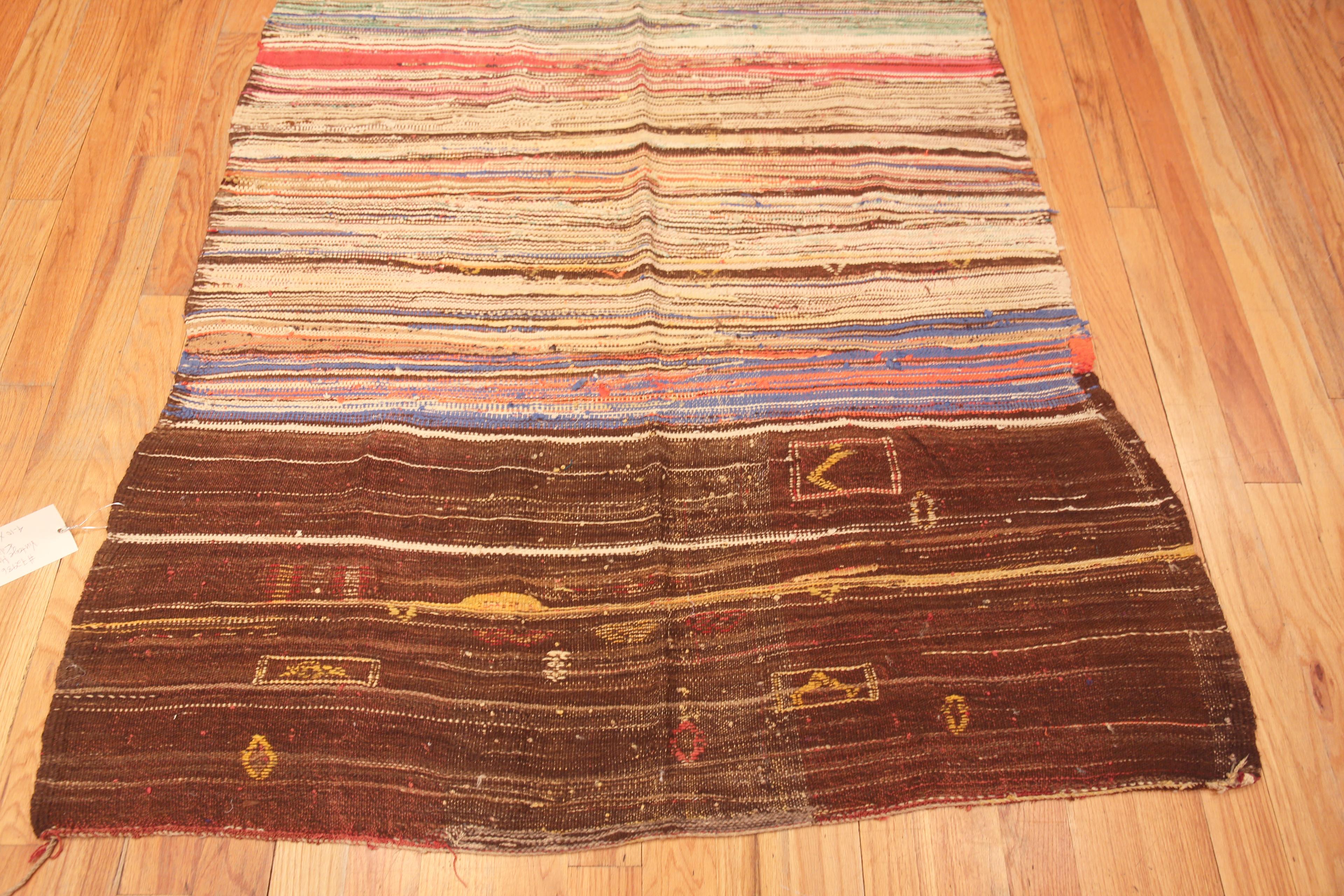 Design primitif marocain Kilim 4'10