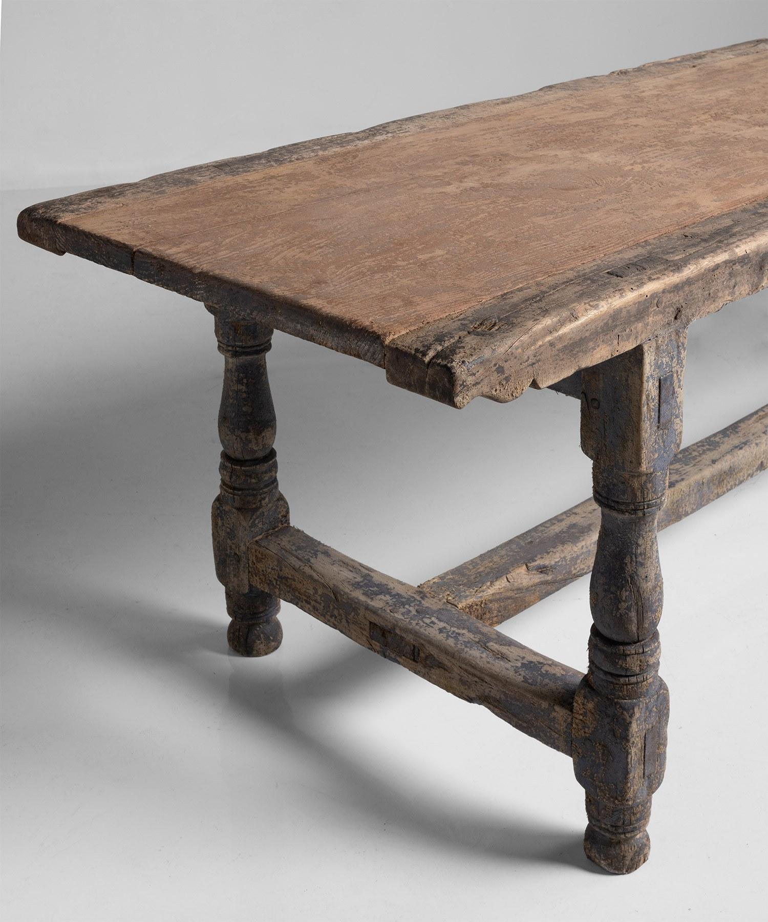 Mid-19th Century Primitive Dining Table
