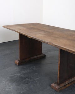 Primitive Dinning/Centre Table In 18th C. Portuguese Chestnut