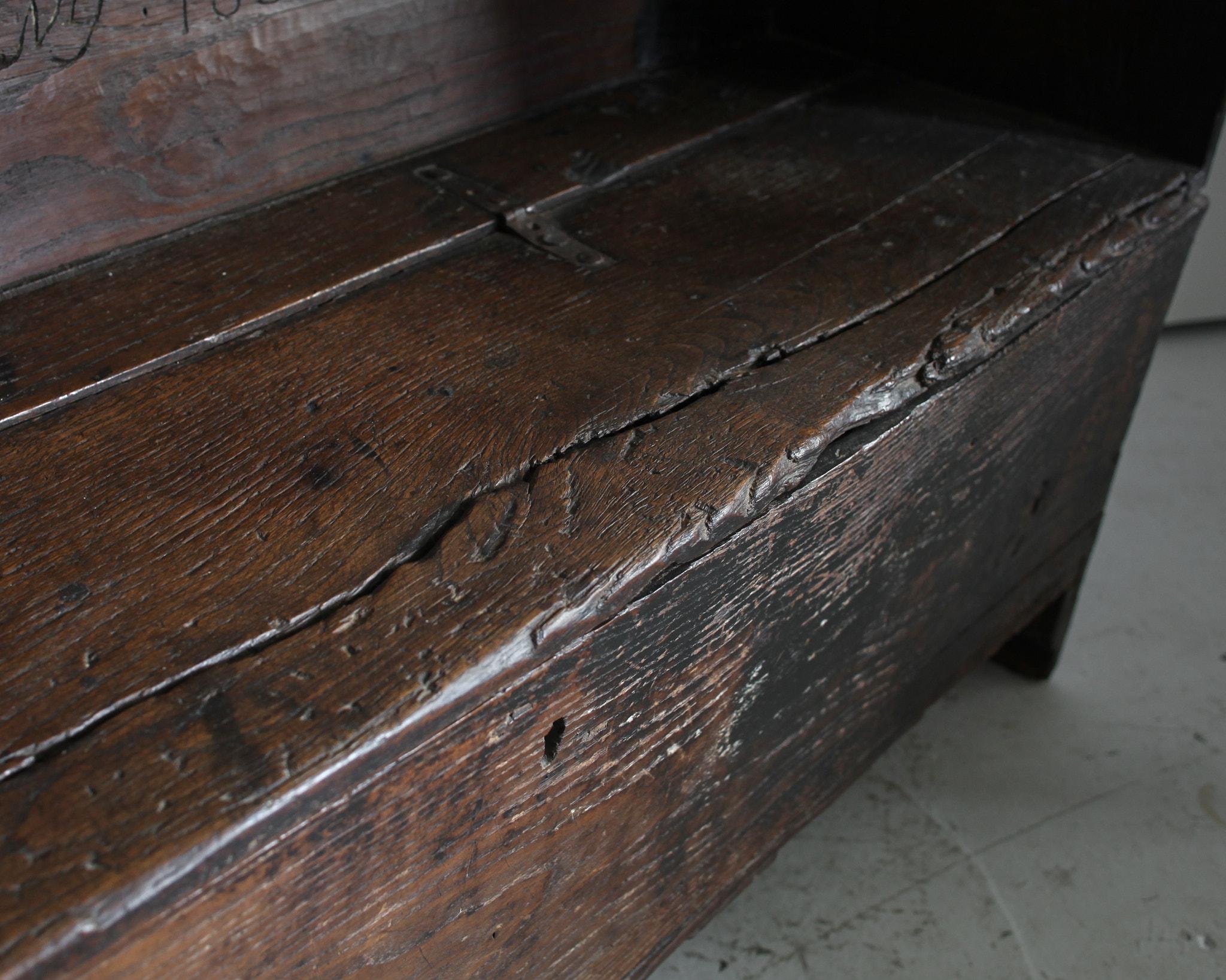 Primitive Early 19Th C. Catalan Bench  Wabi Sabi For Sale 3