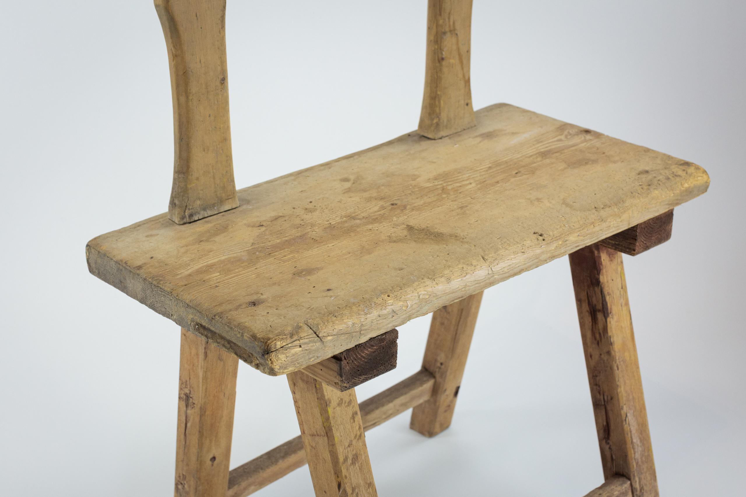 Silla sueca primitiva de principios del siglo XIX o finales del XVIII en Bastante bueno estado para la venta en Pease pottage, West Sussex