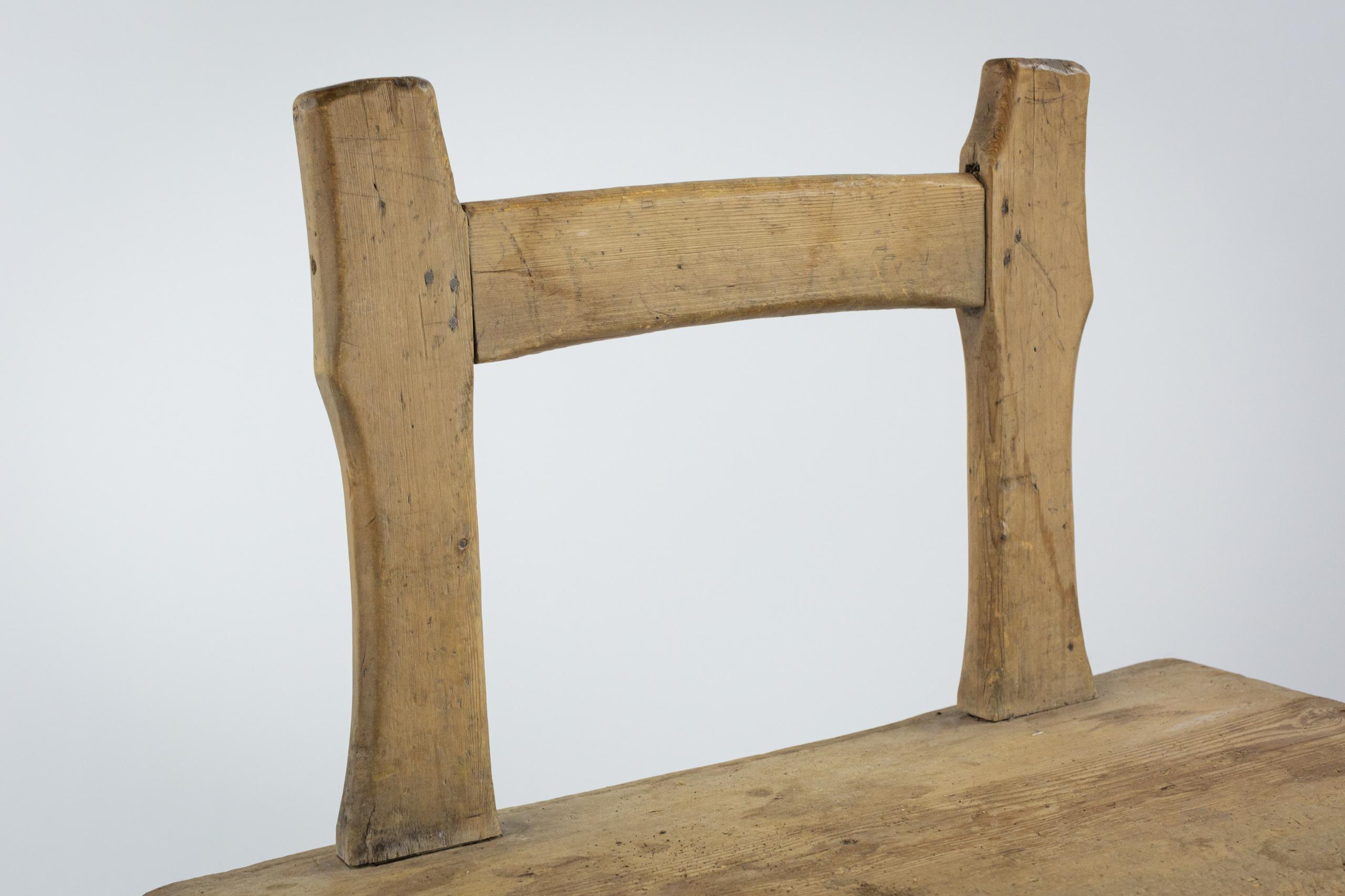Silla sueca primitiva de principios del siglo XIX o finales del XVIII en venta 2