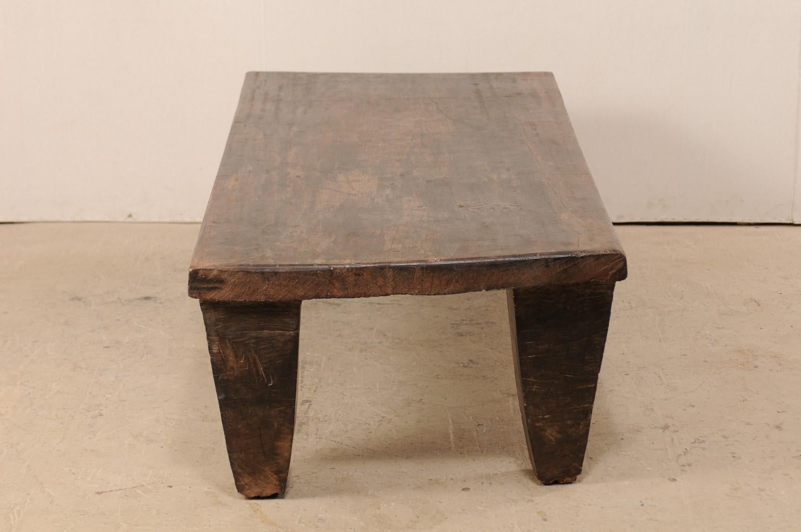 Primitive Early 20th Century Naga Wood Daybed or Coffee Table In Good Condition In Atlanta, GA