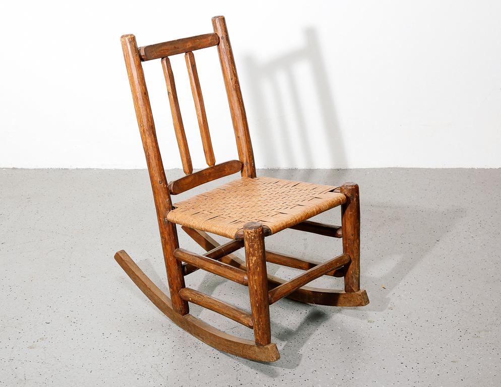 primitive rocking chair