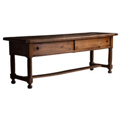 Primitive Elm Console Table, France, circa 1730