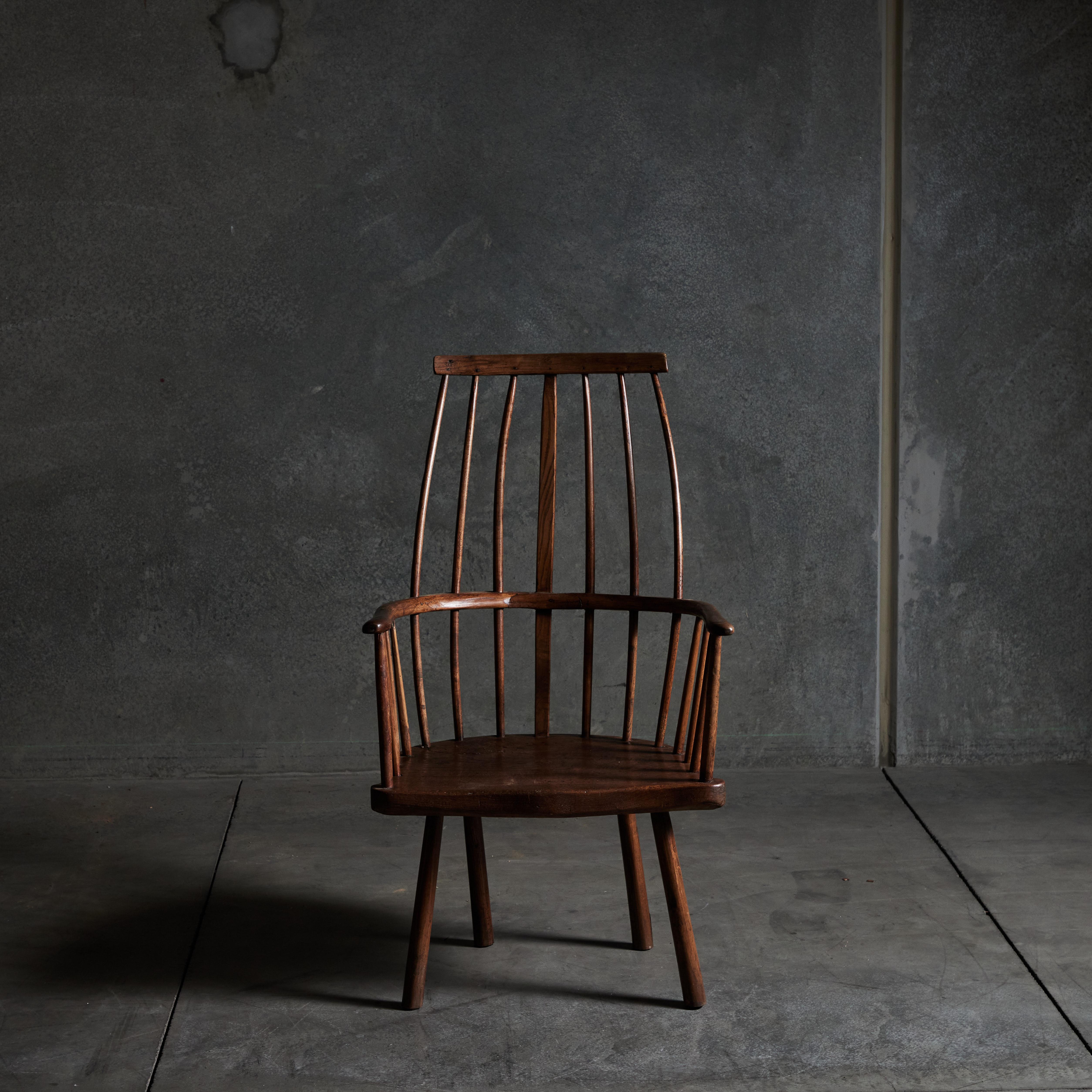 Primitive English Windsor Armchair 1