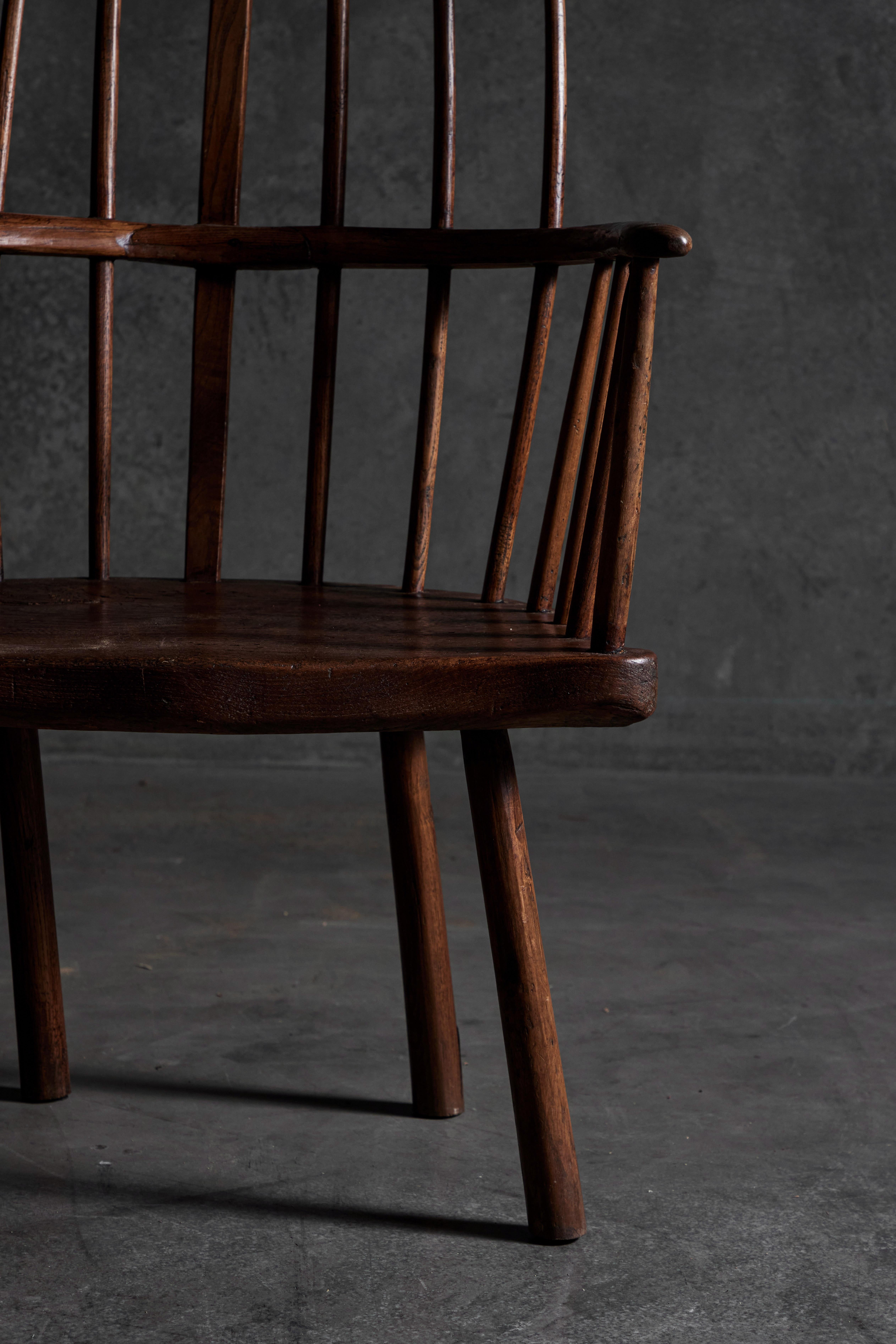 Primitive English Windsor Armchair 3