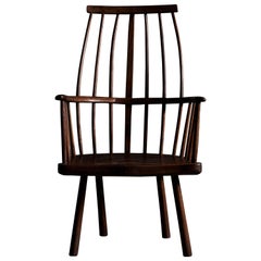 Primitive English Windsor Armchair