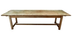 Tavolo da fattoria primitivo extra lungo in pino