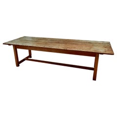 Primitive Extra Long Pine Farm Table