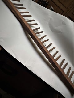 Primitive Factory Wooden Peg Shoe/Candle Wall Drying Rack Hat Coat Herb