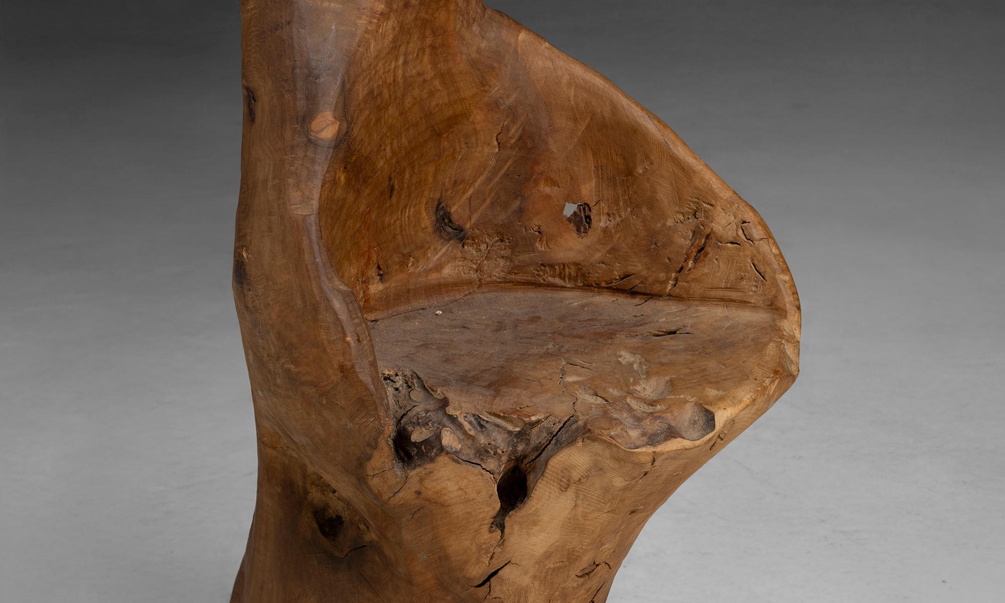 Lámpara de pie primitiva, Francia circa 1970 finales del siglo XX