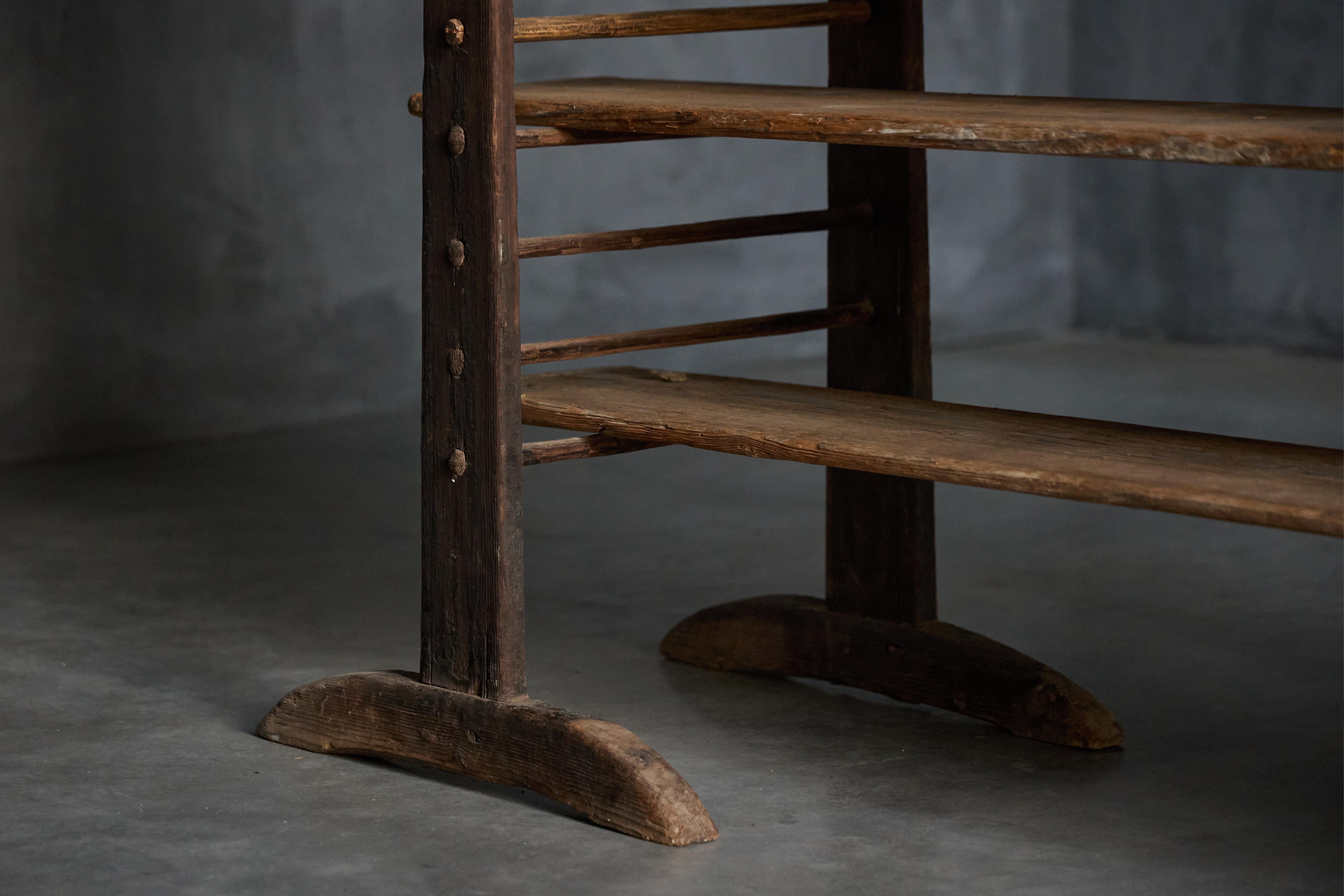 Primitive Folk Art Bakery Rack, France, 19th Century In Excellent Condition For Sale In Antwerp, BE