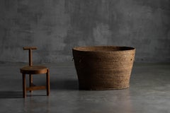 Primitiver Volkskunstkorb, Frankreich, 20. Jahrhundert