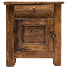 Primitive Folk Art Cabinet, France, 19th Century
