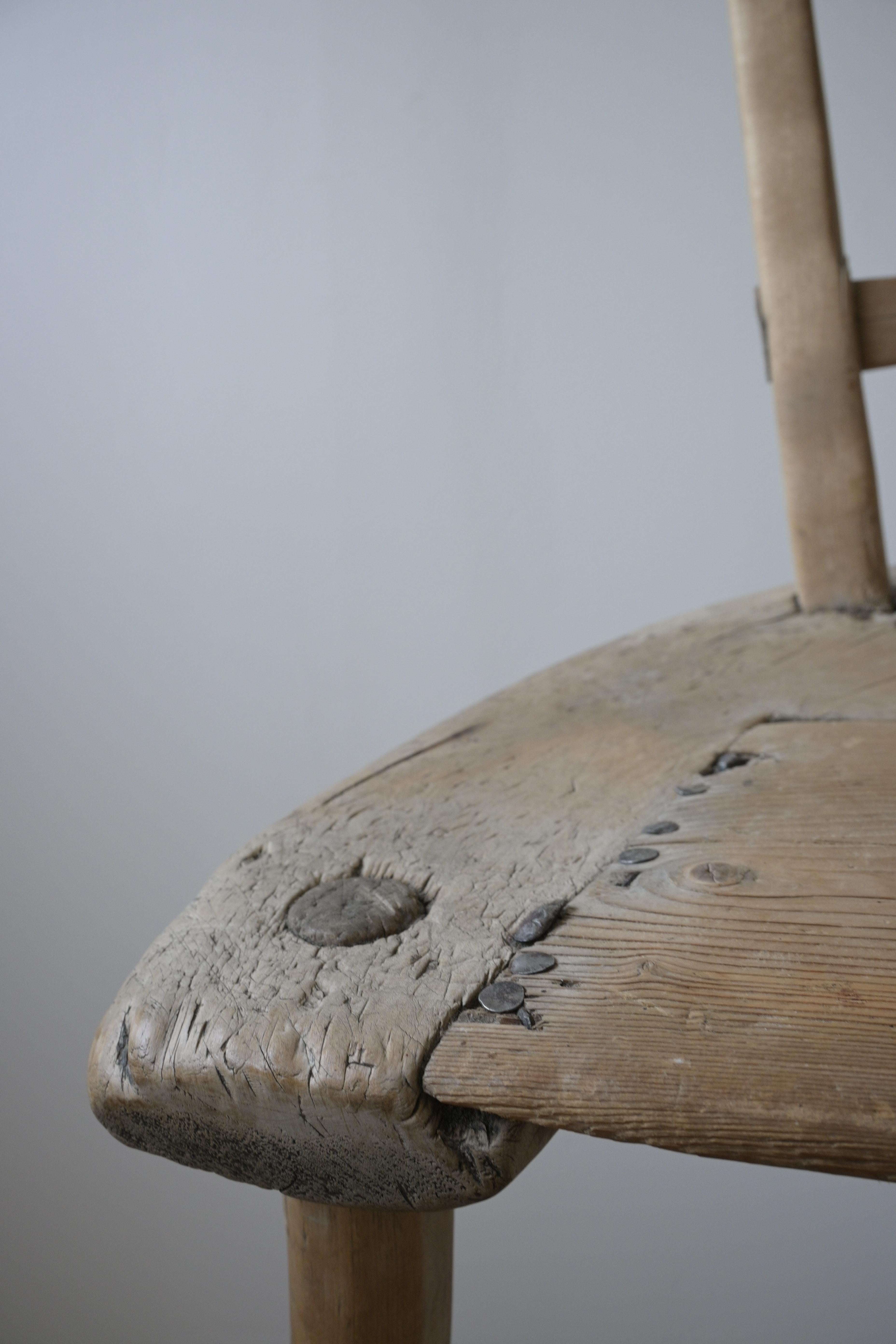 Artisanat Chaise d'art populaire primitif 