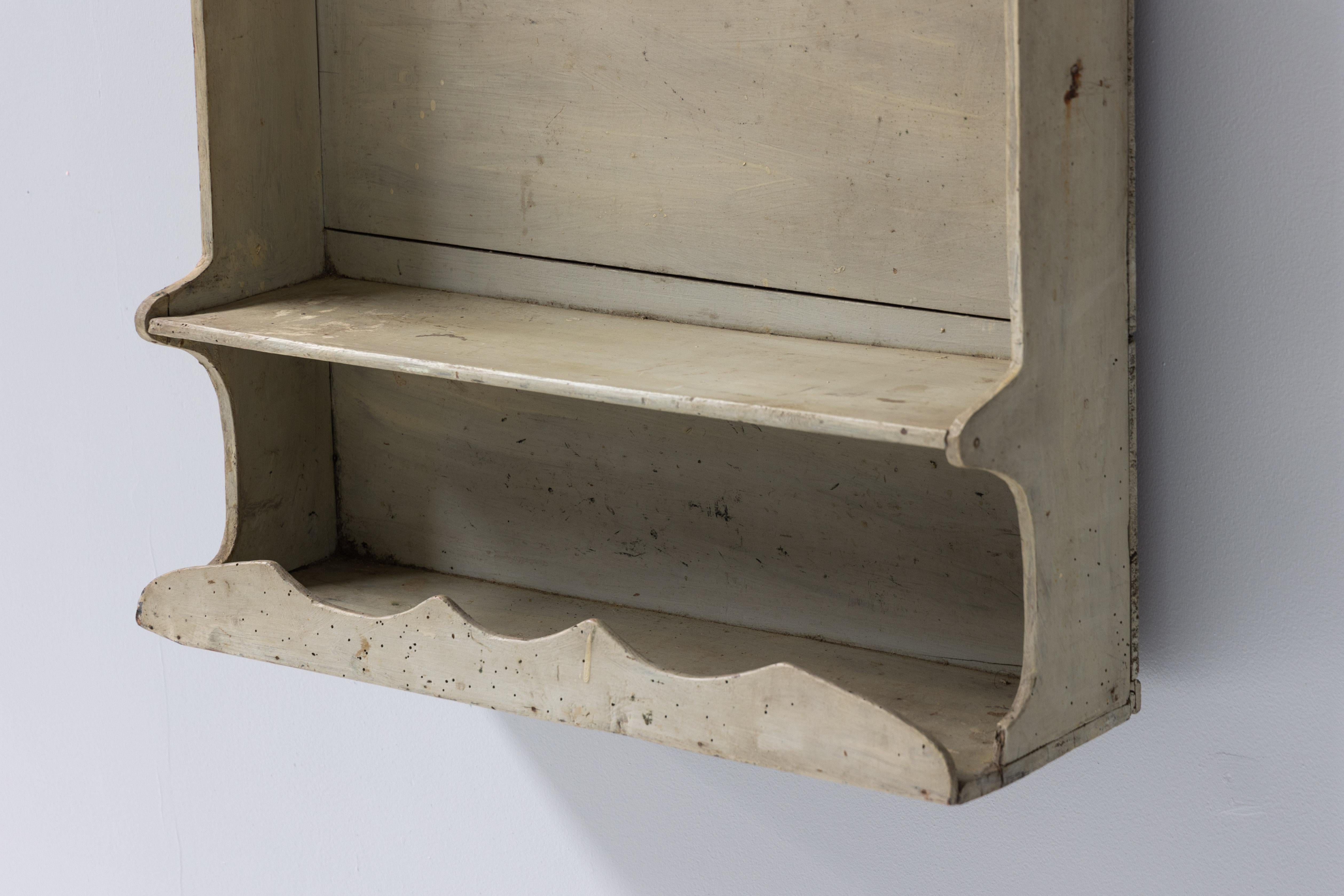 primitive wood shelves
