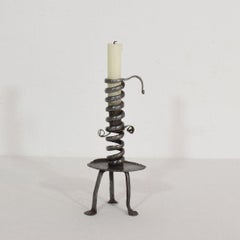 French 18th Century Rat De Cave Candleholder
