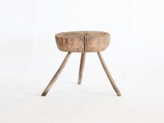 Primitive French Chopping Block c. 1900