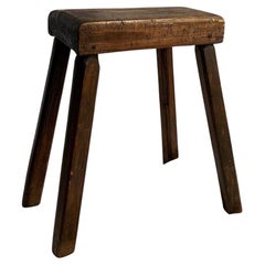 Primitive French Farm Stool