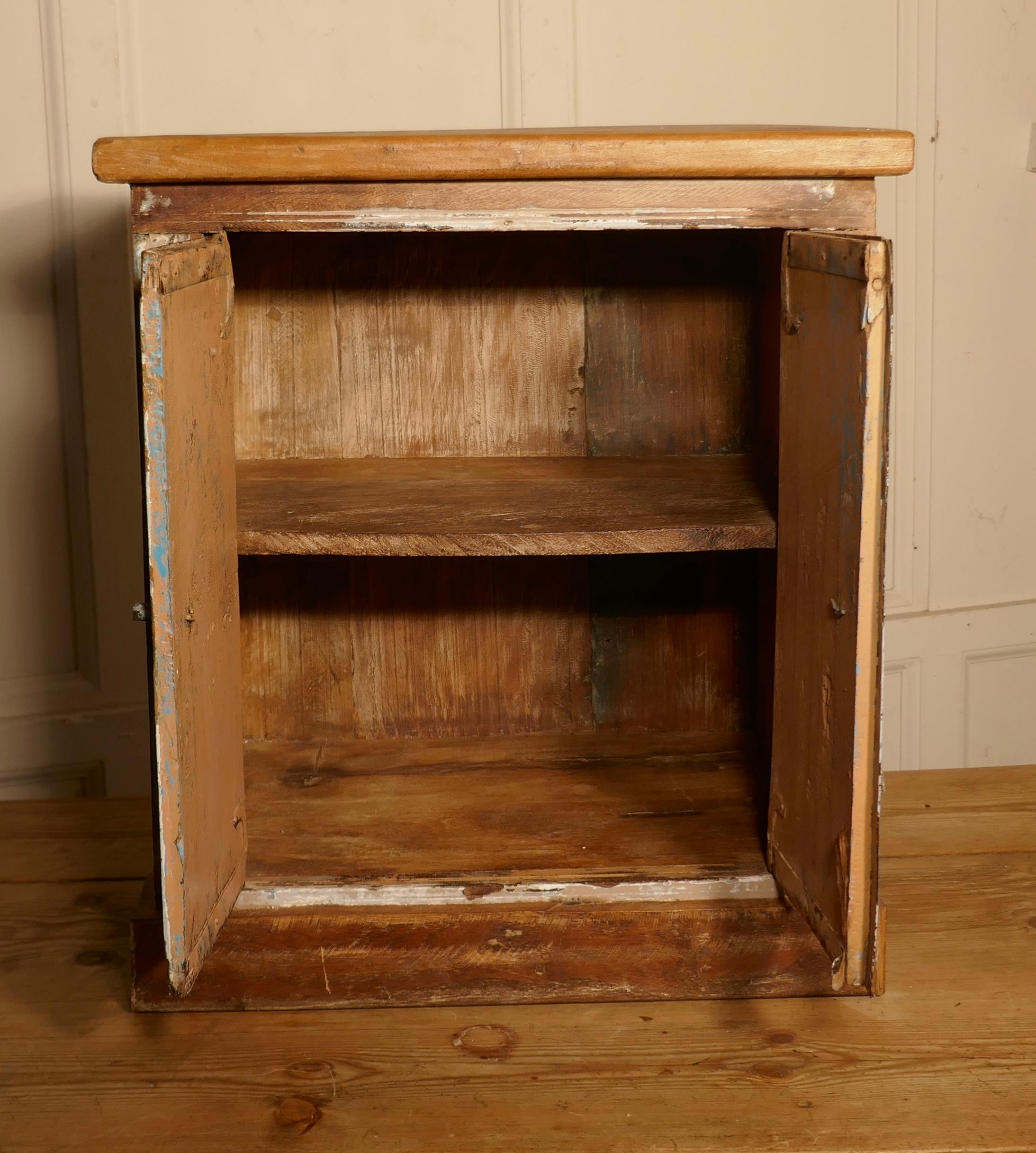 rustic wall cupboard