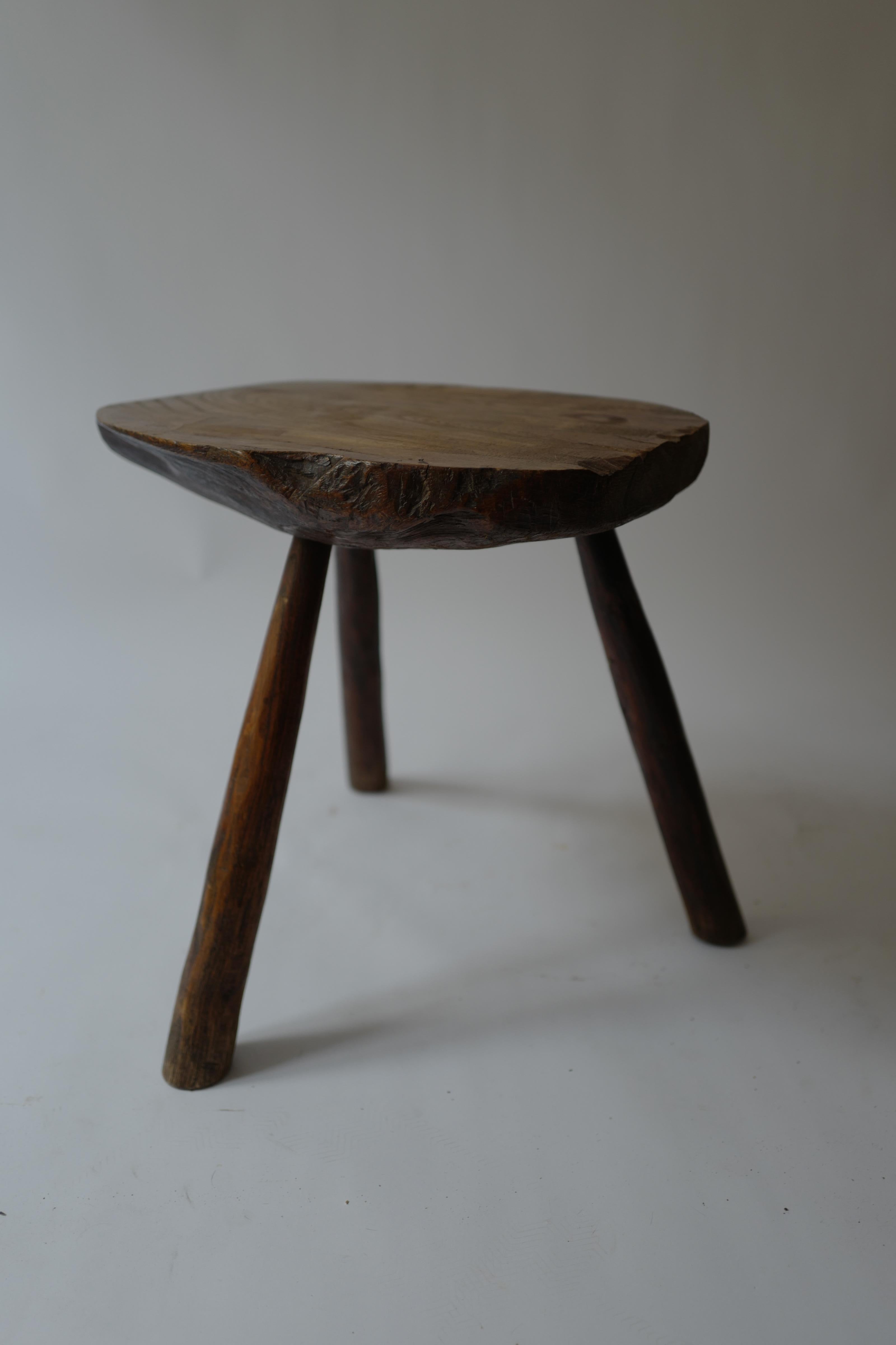 Primitive French side table circa 1900 from Provence.