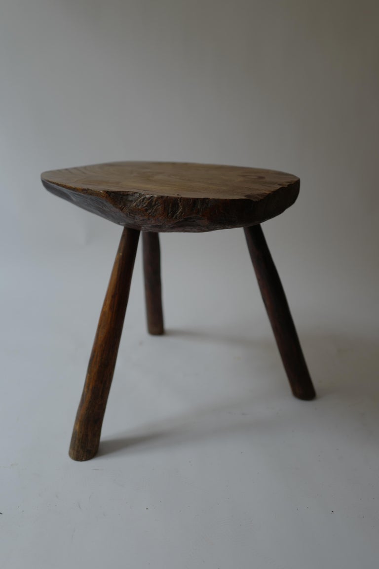 Primitive French Side Table or Stool Circa 1900 For Sale at 1stDibs