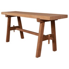 Primitive French Trestle Table