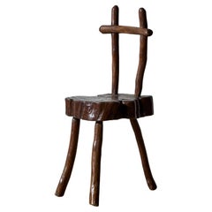 Primitive French Tripod Stool