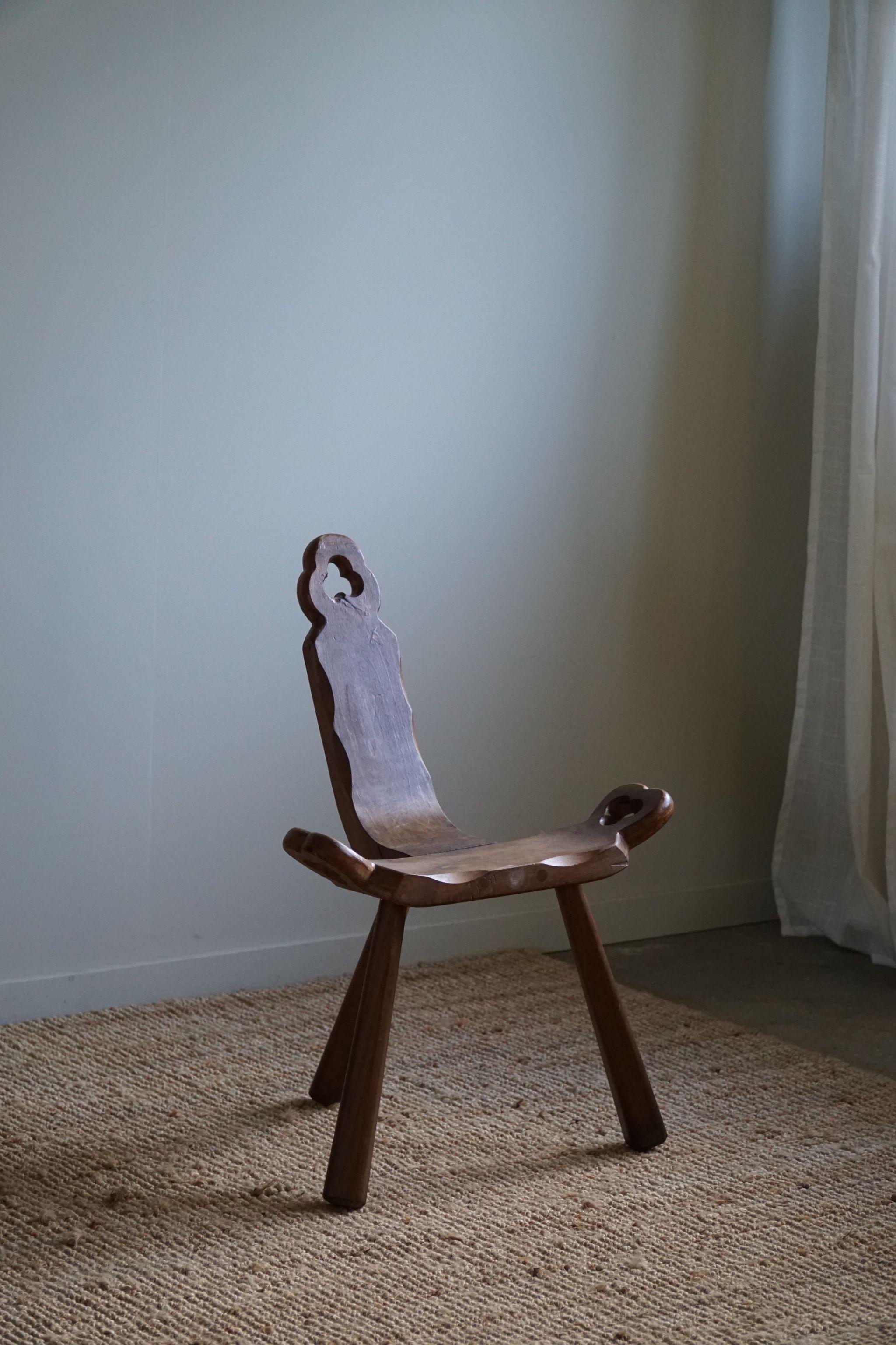 vintage birthing chair